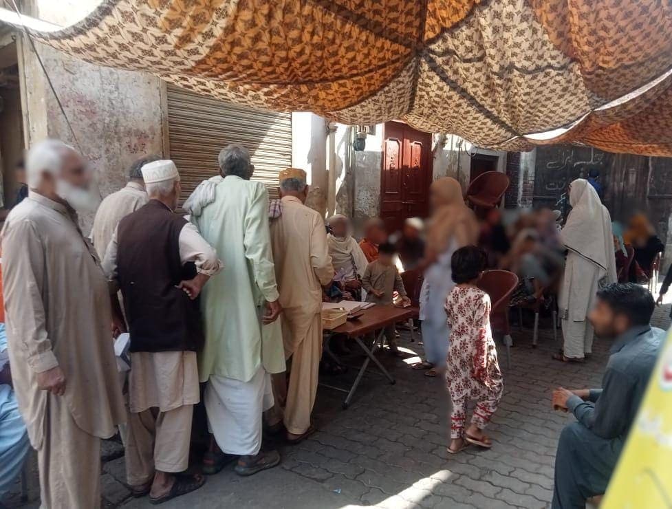 Medical camp providing healthcare to communities in Kasur