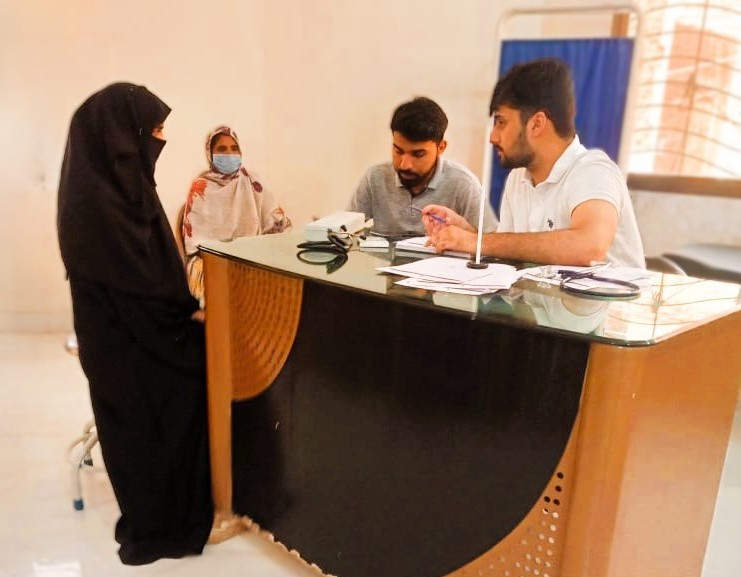 Weekly medical camp in rural Kasur